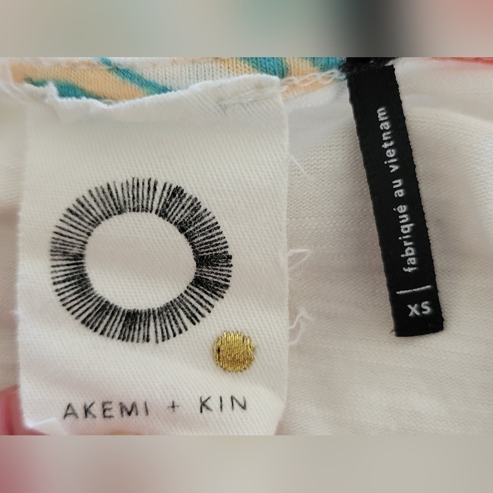 Anthropologie Akemi + Kin Button Down Floral Tank-Size X-Small - Picture 3 of 5